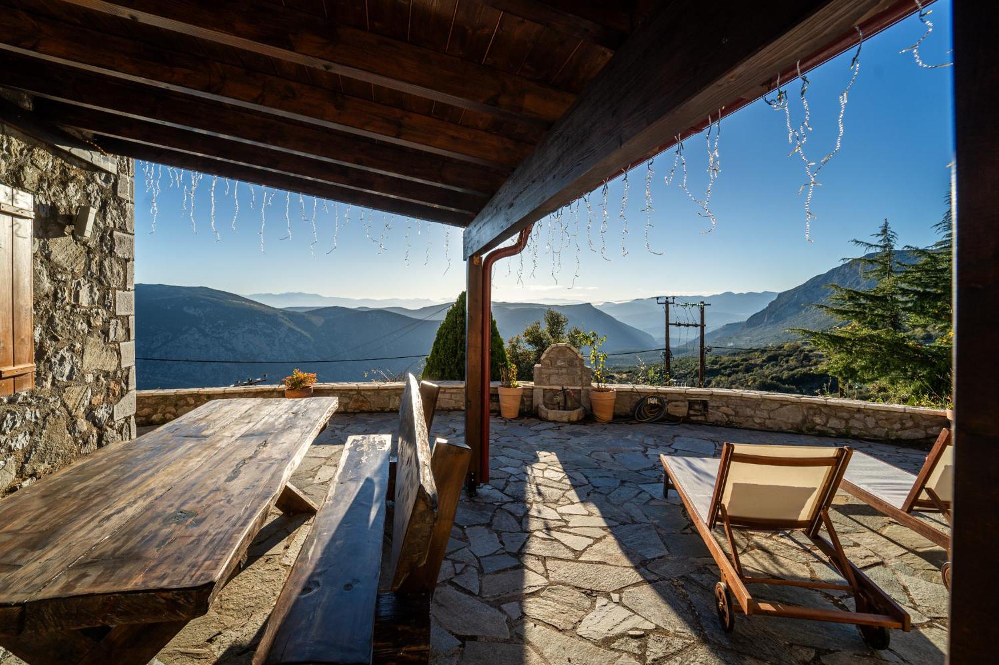Rock Dandy Deluxe Chalet In Arachova - Delphi, Sauna, Prv Parking, Amazing View Extérieur photo