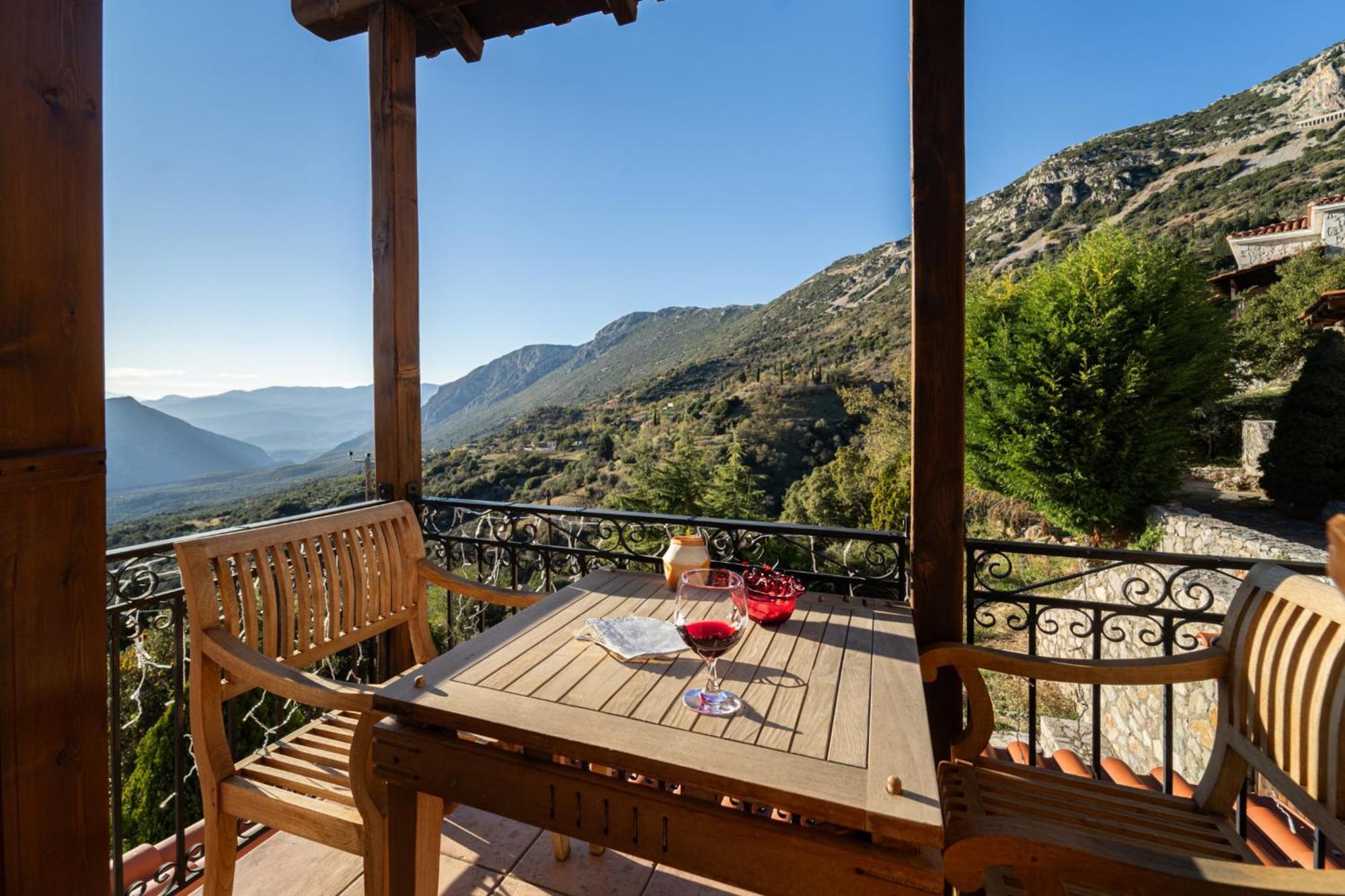 Rock Dandy Deluxe Chalet In Arachova - Delphi, Sauna, Prv Parking, Amazing View Extérieur photo