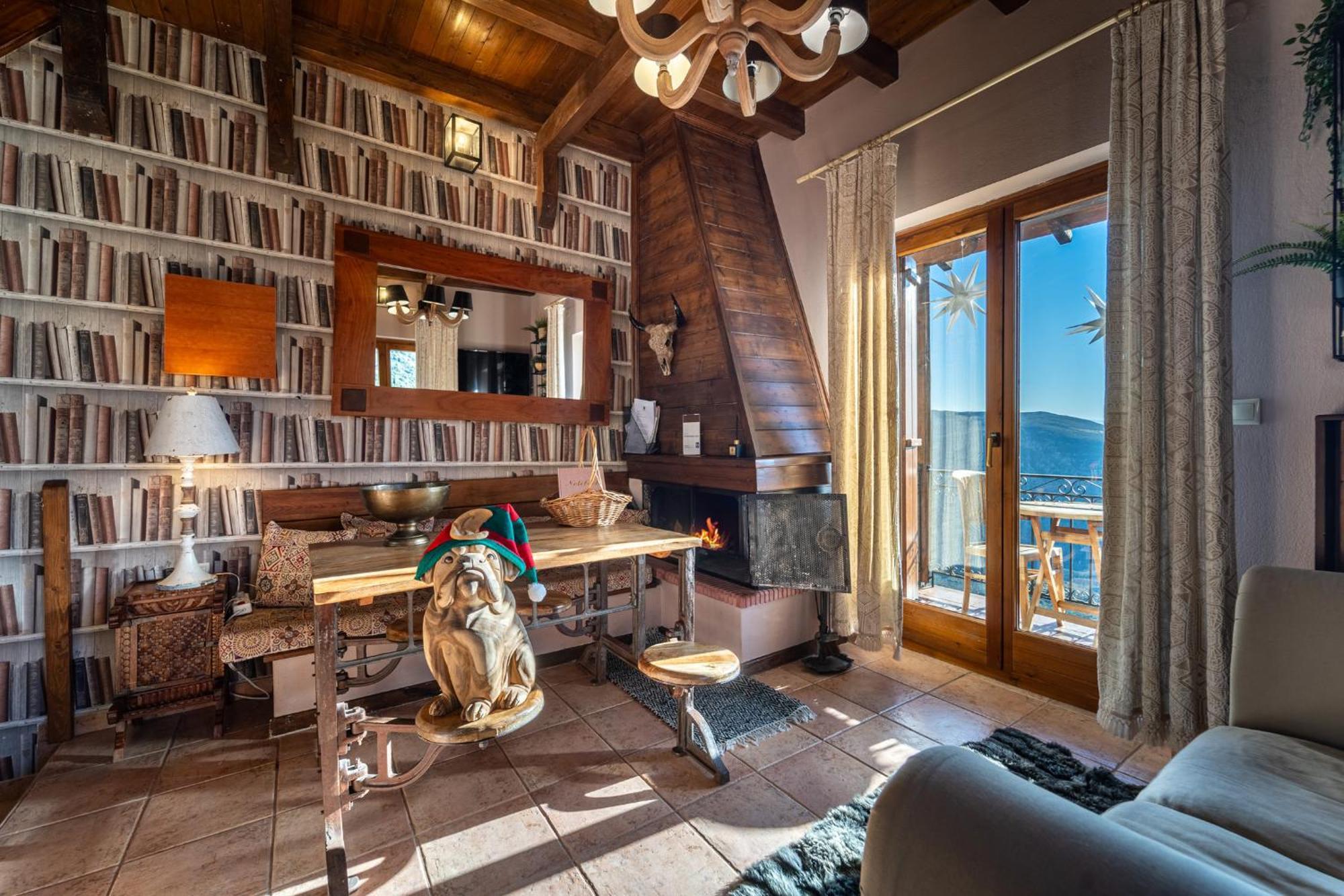 Rock Dandy Deluxe Chalet In Arachova - Delphi, Sauna, Prv Parking, Amazing View Extérieur photo