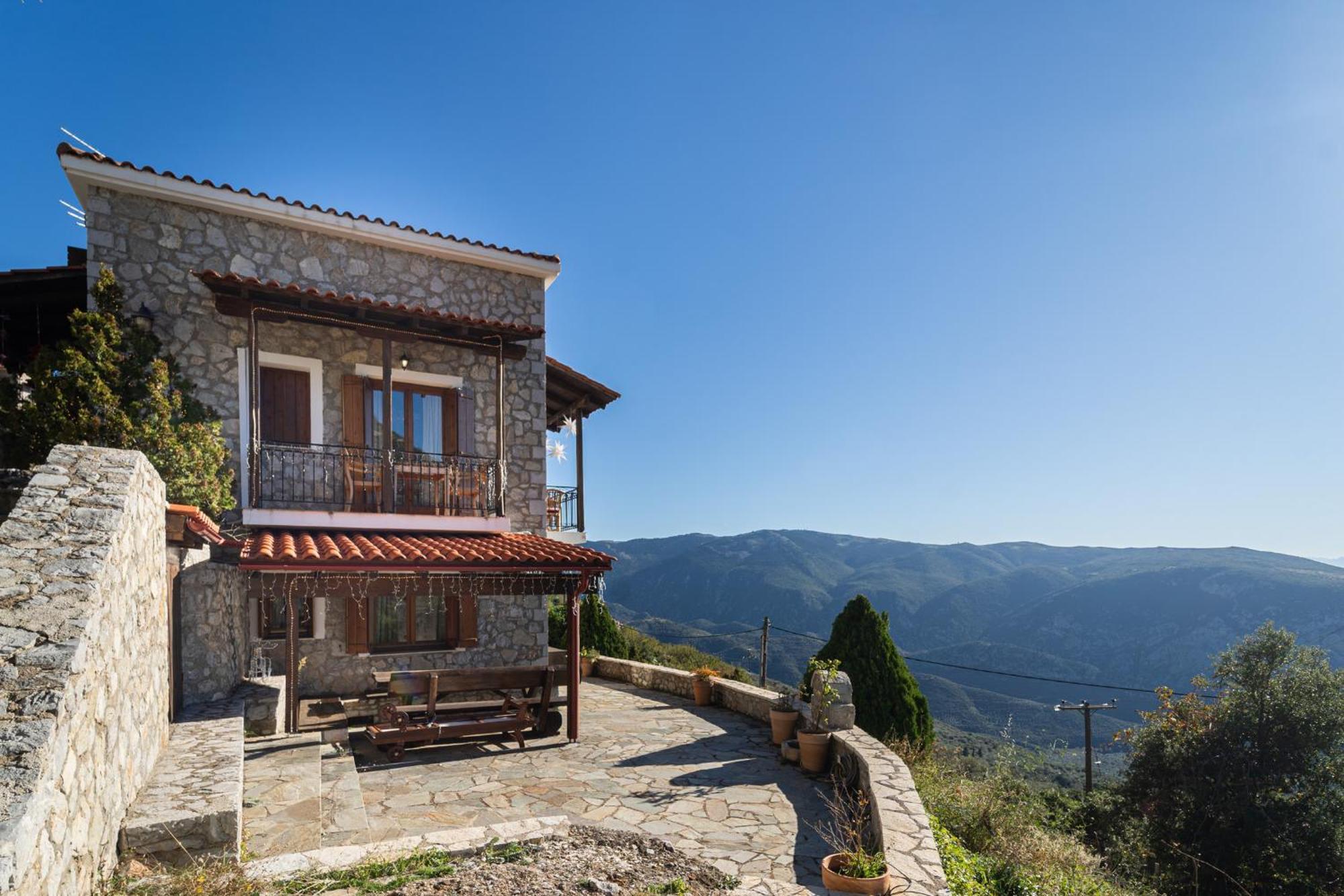 Rock Dandy Deluxe Chalet In Arachova - Delphi, Sauna, Prv Parking, Amazing View Extérieur photo