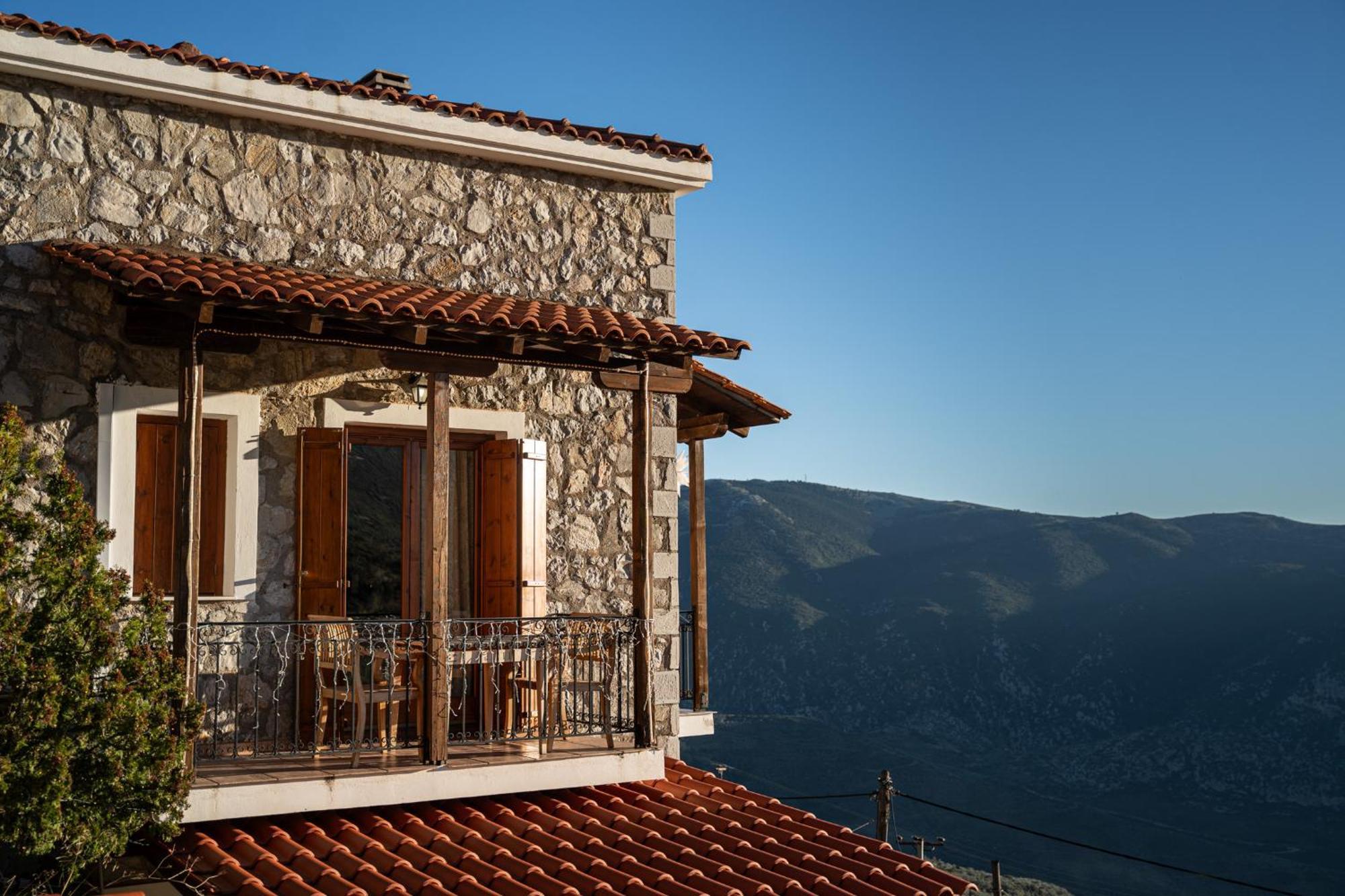 Rock Dandy Deluxe Chalet In Arachova - Delphi, Sauna, Prv Parking, Amazing View Extérieur photo