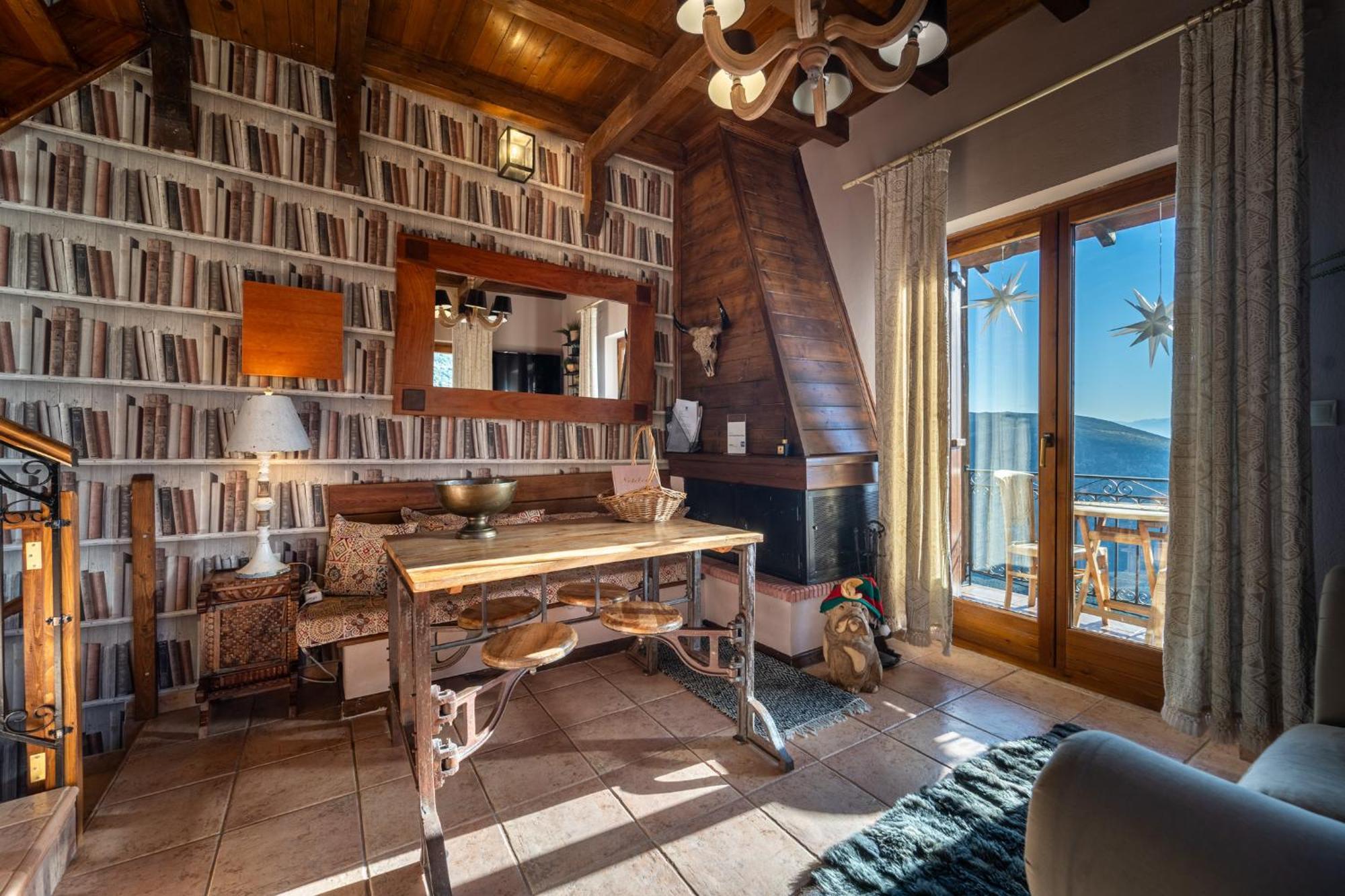 Rock Dandy Deluxe Chalet In Arachova - Delphi, Sauna, Prv Parking, Amazing View Extérieur photo