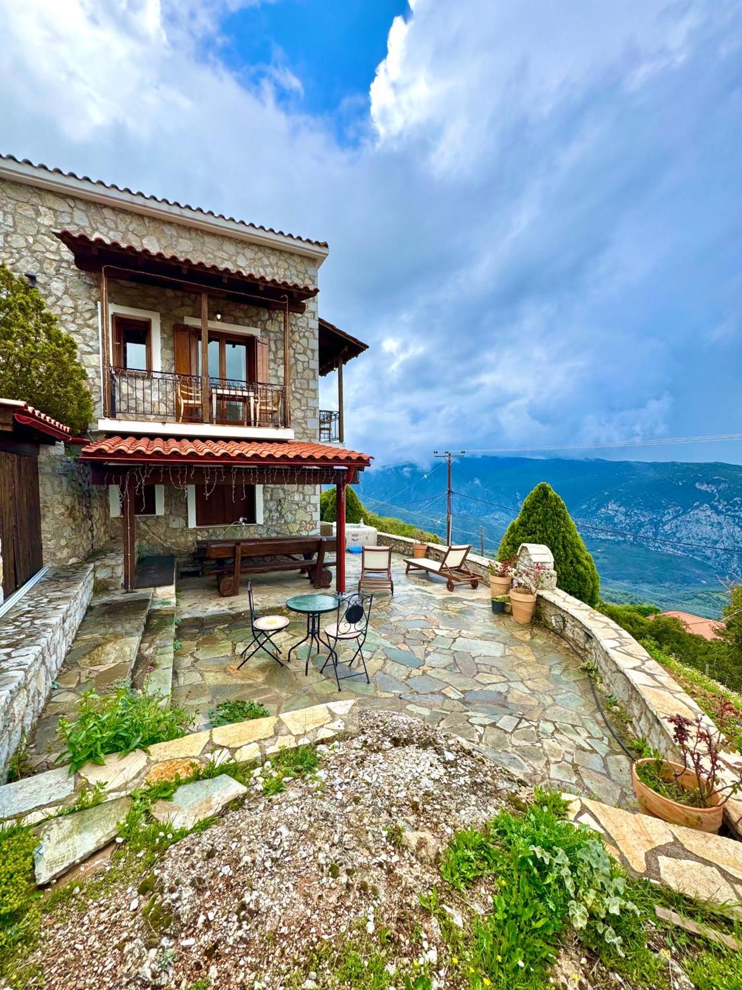 Rock Dandy Deluxe Chalet In Arachova - Delphi, Sauna, Prv Parking, Amazing View Extérieur photo